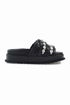 [WS6313] Simone Rocha | Flat sandals hollow design Sturdy Sole Construction