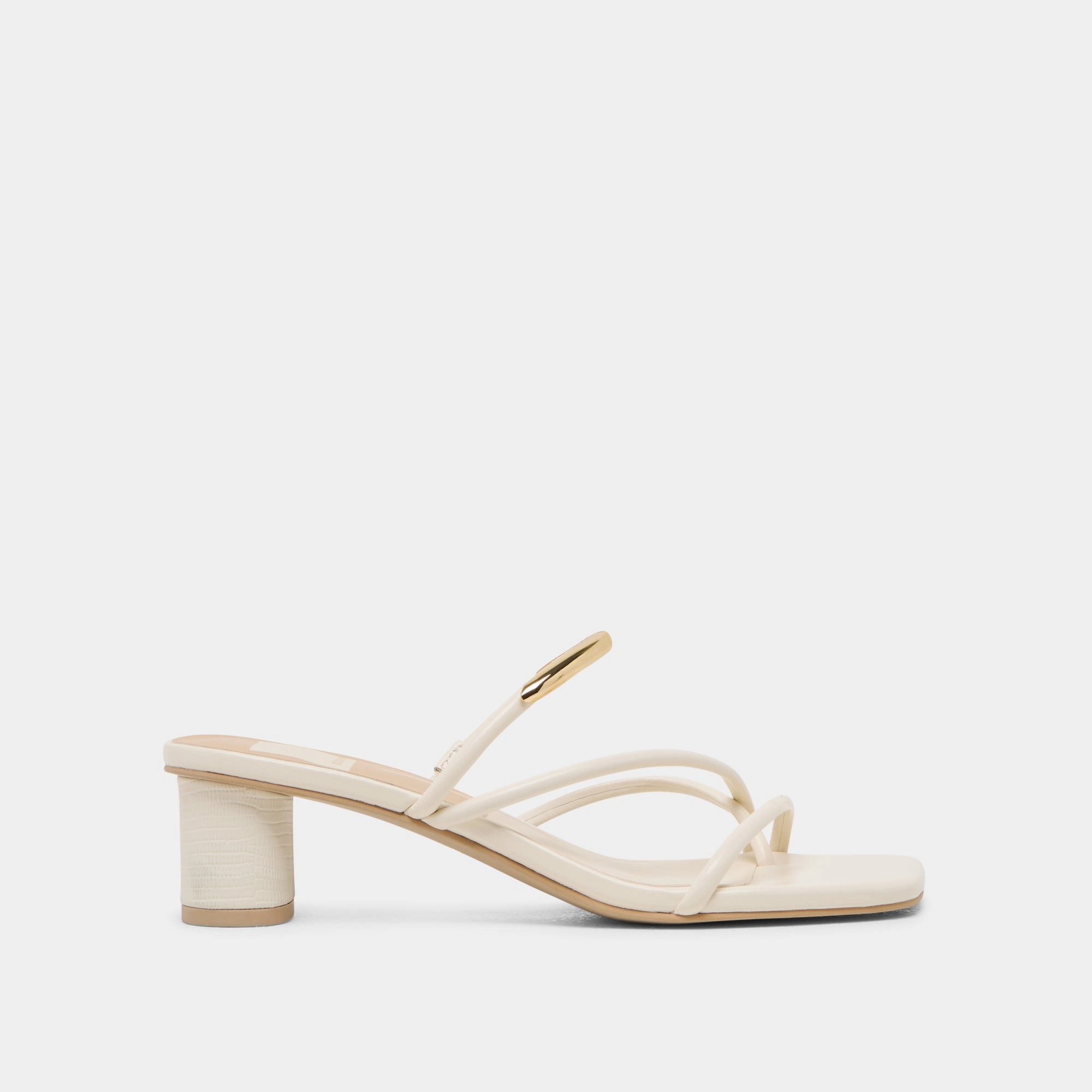 NAIRA HEELS OFF WHITE LEATHER Vertical Bounce Efficiency cross - trainers' versatility