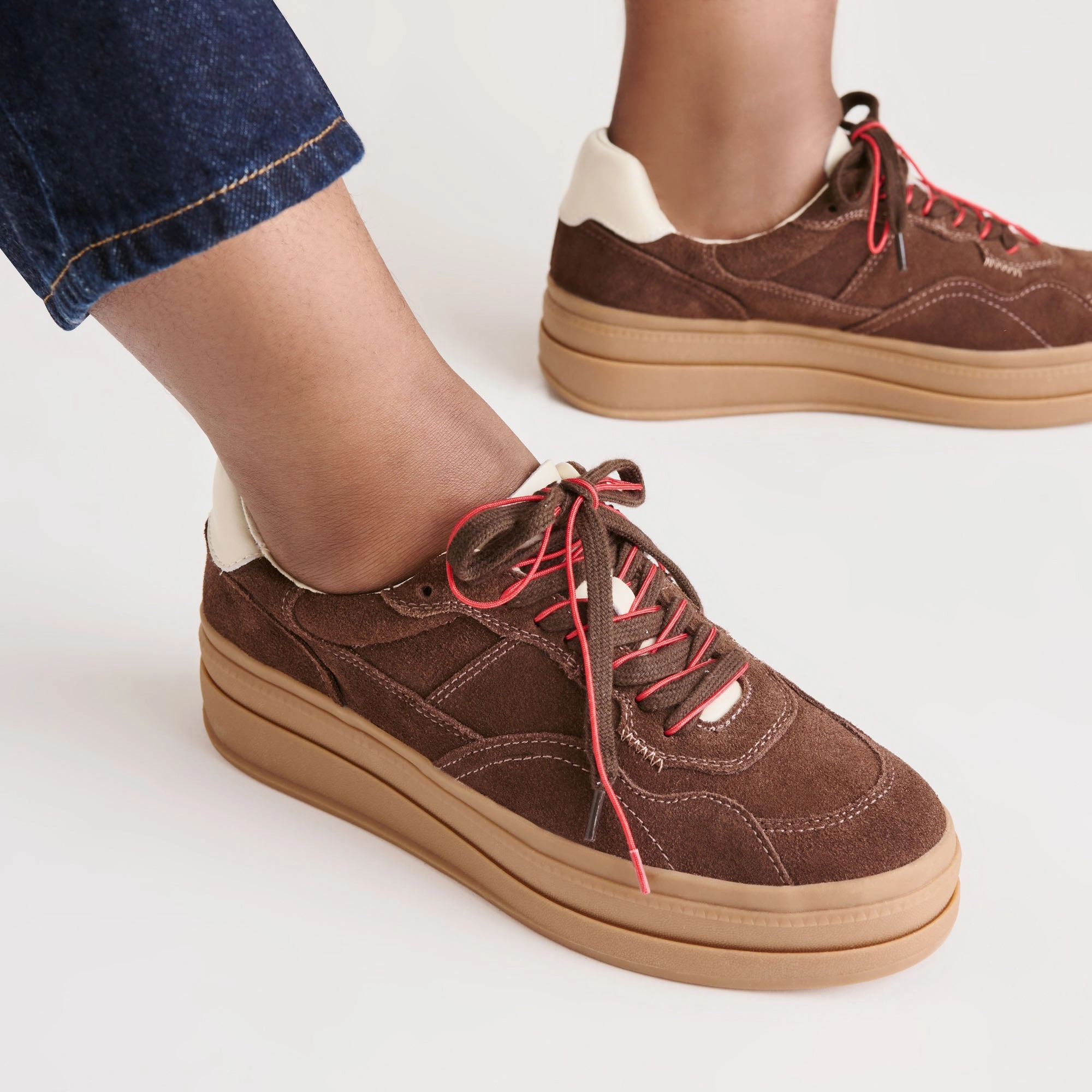 NAOMY H2O SNEAKERS DK BROWN SUEDE Smart Ease Fitted Design