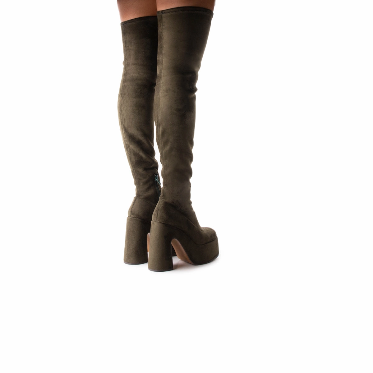 Protective Finish Windy Weather Finesse Dark Green Suede Stretch