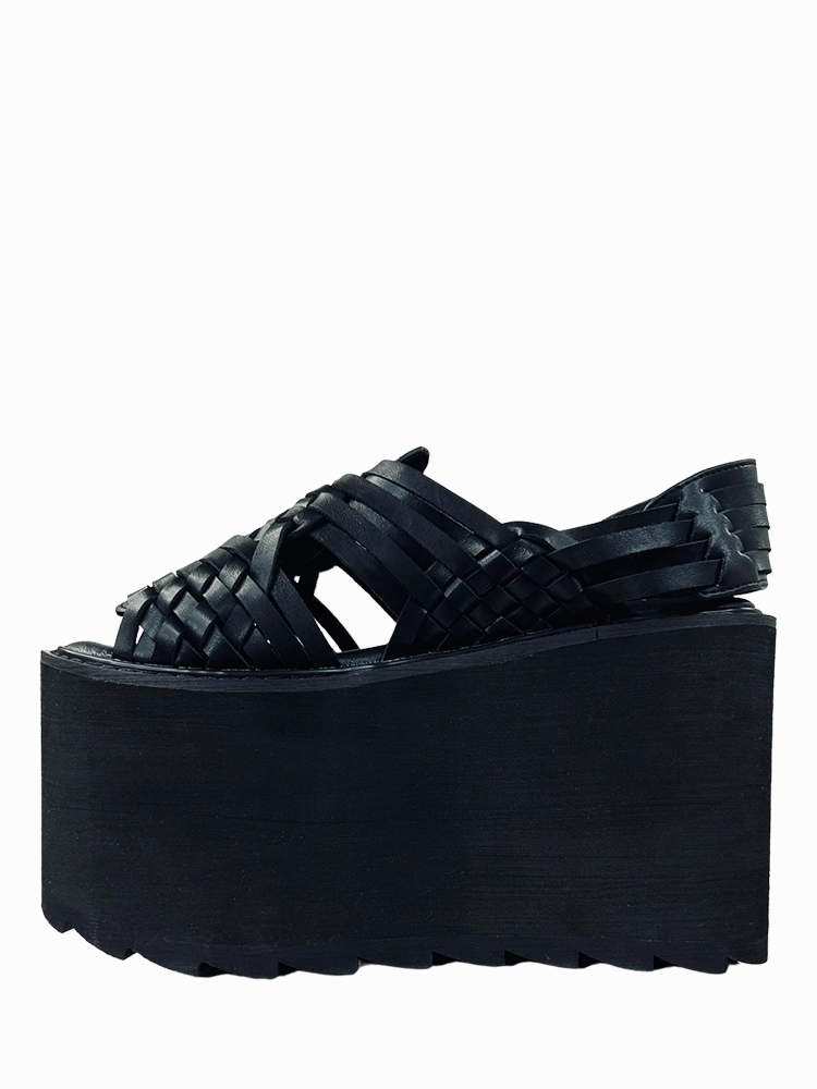 Molded Heel Counter informal event LA SIOUXSIE MARIA HI - BLACK