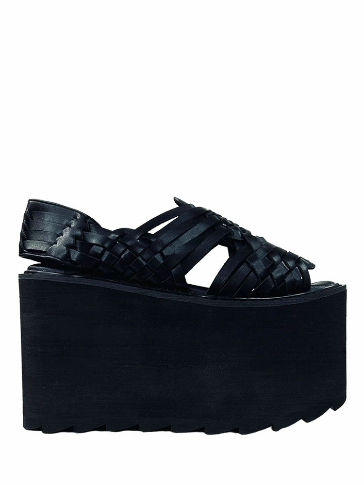 LA SIOUXSIE MARIA HI - BLACK Sturdy materials