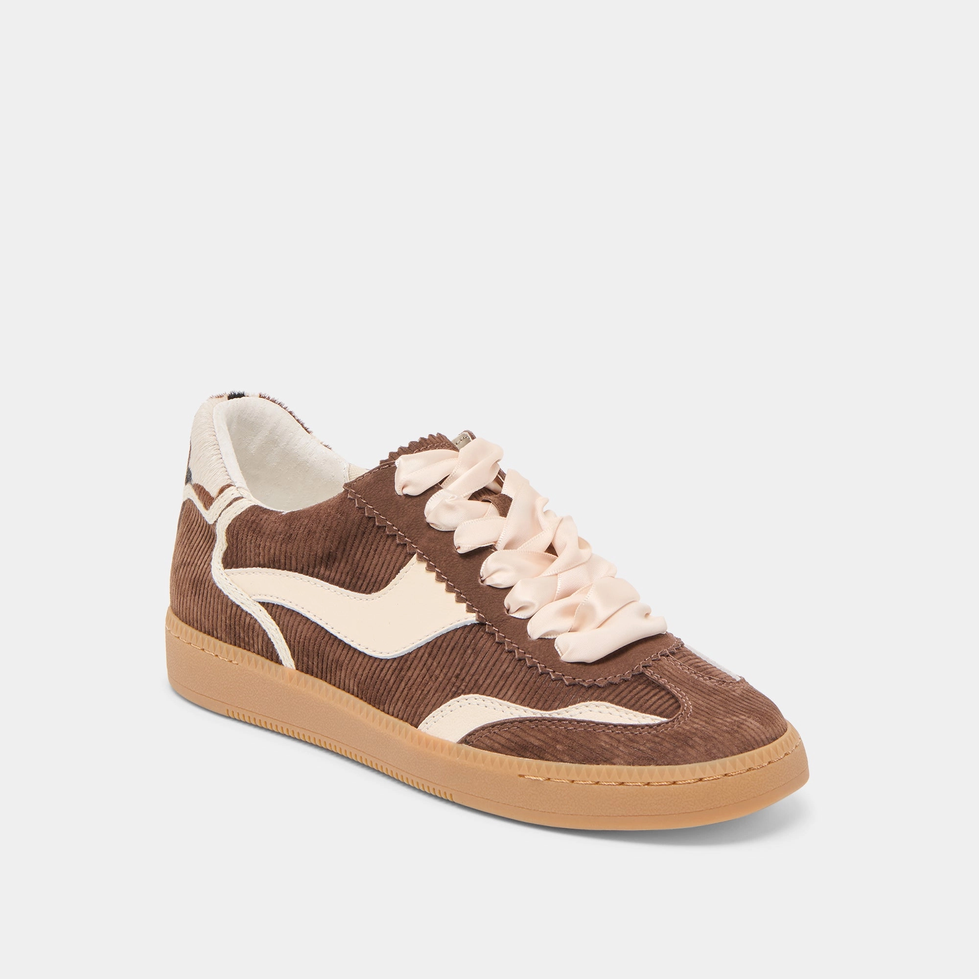 midsole - type Luxury NOTICE SNEAKERS CHOCOLATE CORDUROY