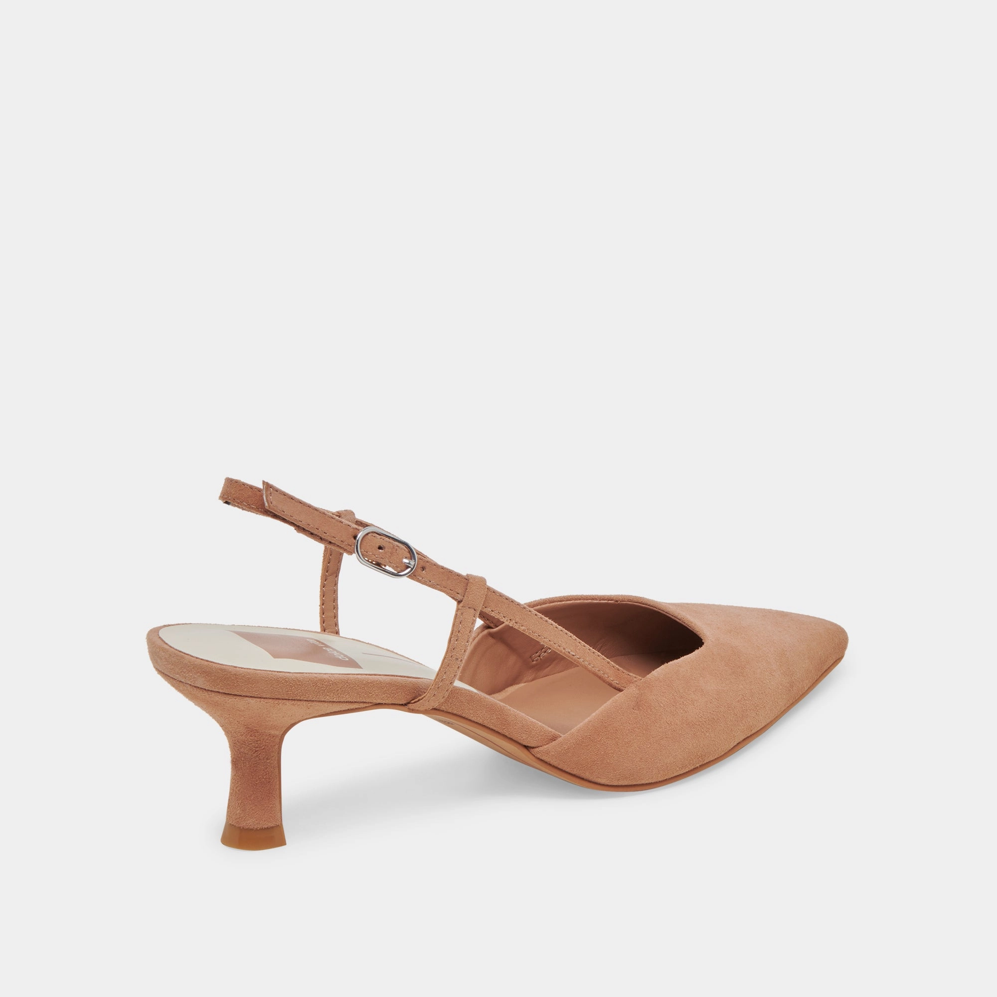 ODELA WIDE HEELS TOFFEE SUEDE Odor Control Materials