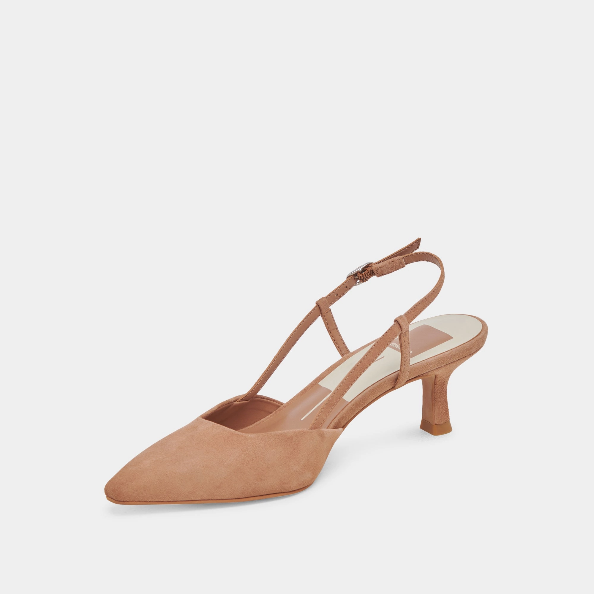 ODELA WIDE HEELS TOFFEE SUEDE Energy Absorbing Layer