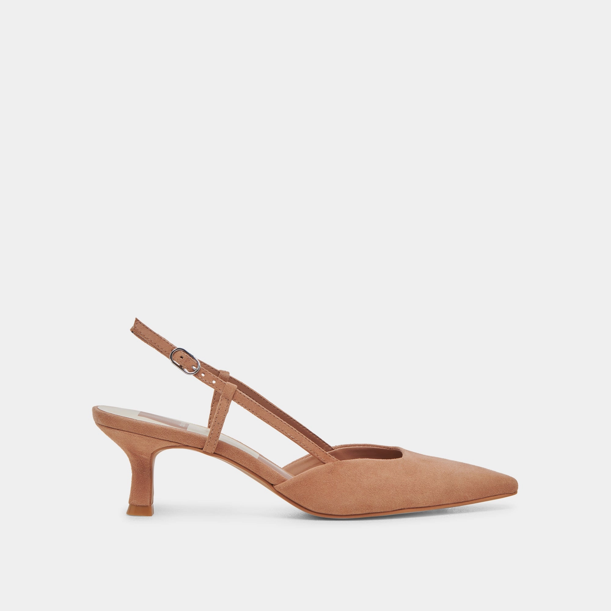 comfort - level ODELA WIDE HEELS TOFFEE SUEDE
