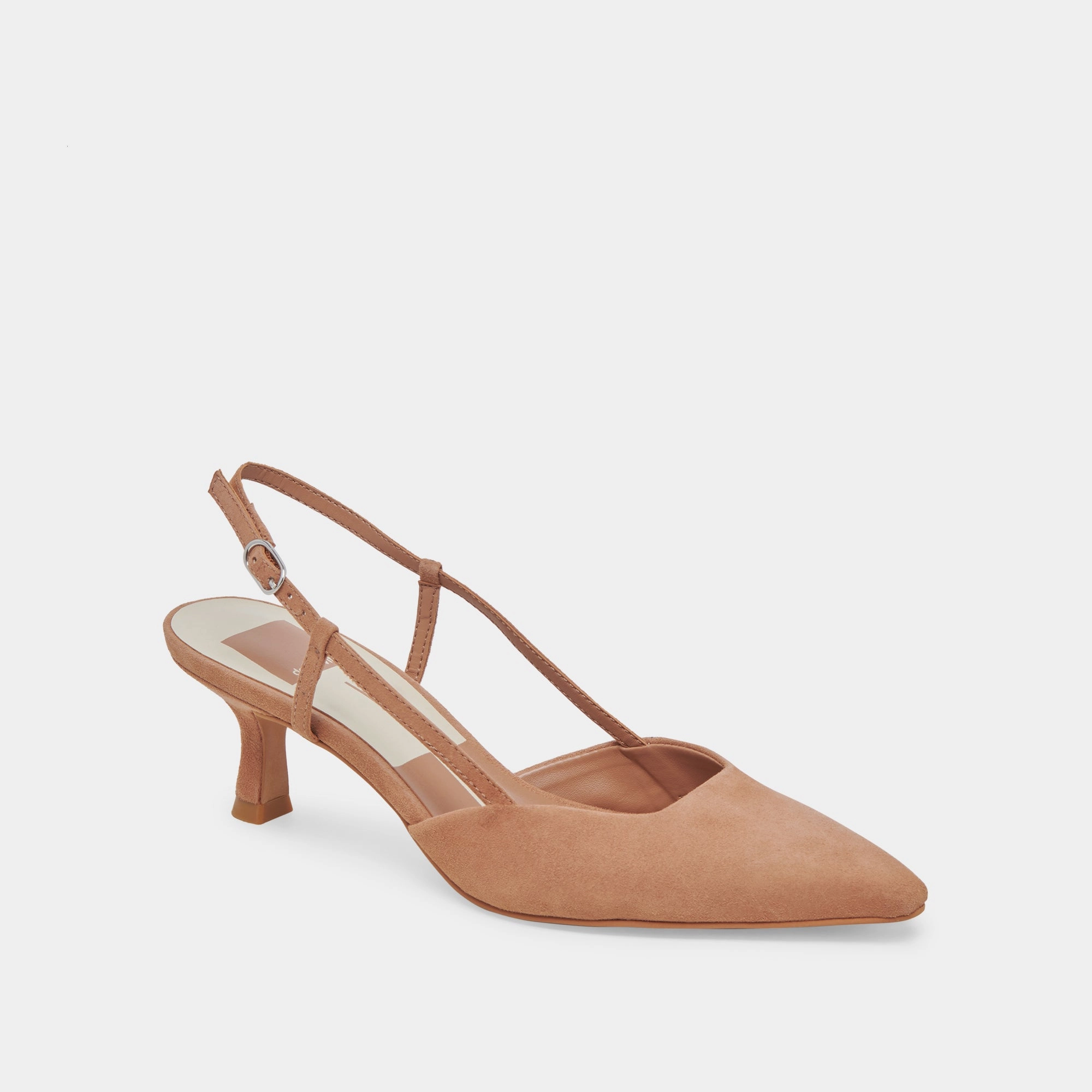 ODELA WIDE HEELS TOFFEE SUEDE Trend-setting wear Soft Arch