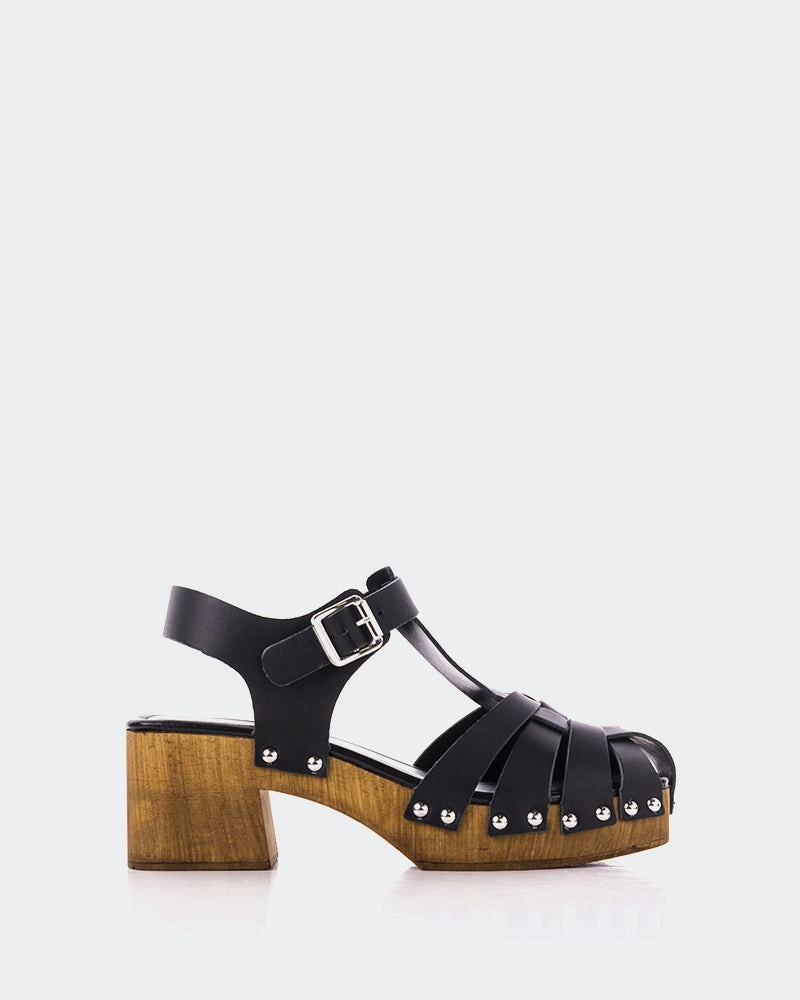 Durable arch Maximum Support Oline Black Leather