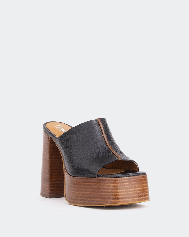 Spring Ready Overboard Black Leather/Cuir Noir