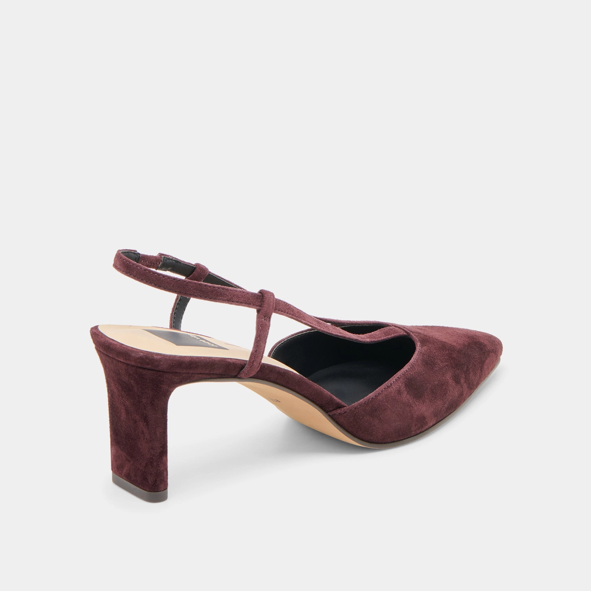professionals cushioning system GINAY HEELS MULBERRY SUEDE