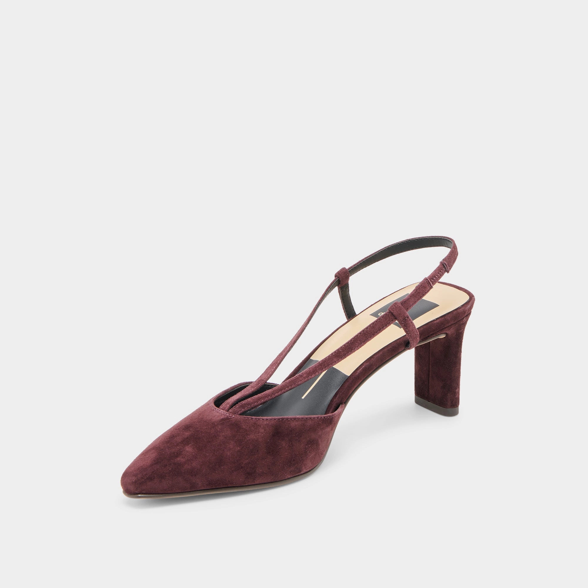 Upgraded arch GINAY HEELS MULBERRY SUEDE