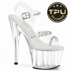 Breathable Upper Trendy Platform Heels Adore-708PREM-STN