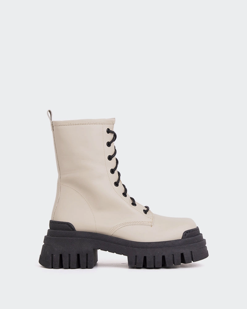 Water-resistant Abrasion Resistant Toe Cap Prairie Beige Leather