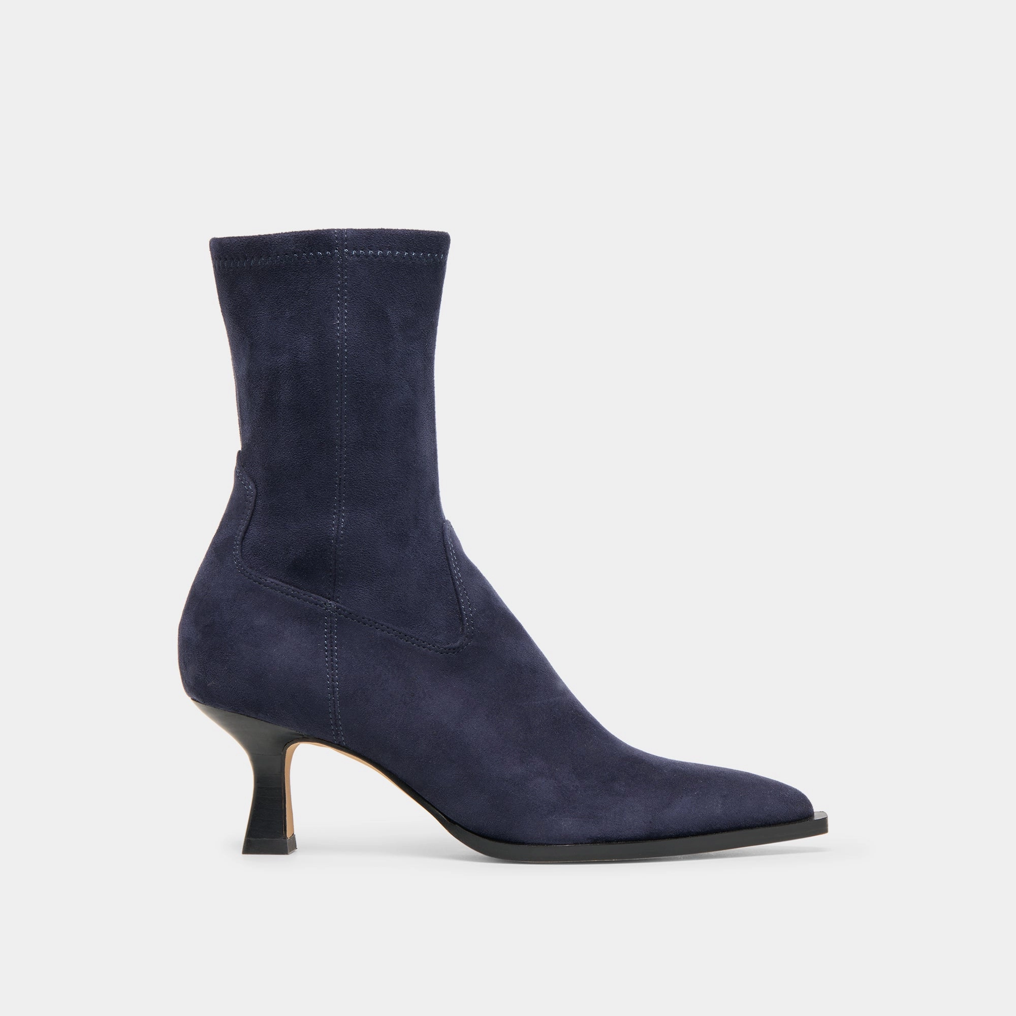 Hydraulic Heel Suspension ARYA BOOTS NAVY STELLA SUEDE