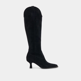Seamless performance ARIANA BOOTS ONYX SUEDE