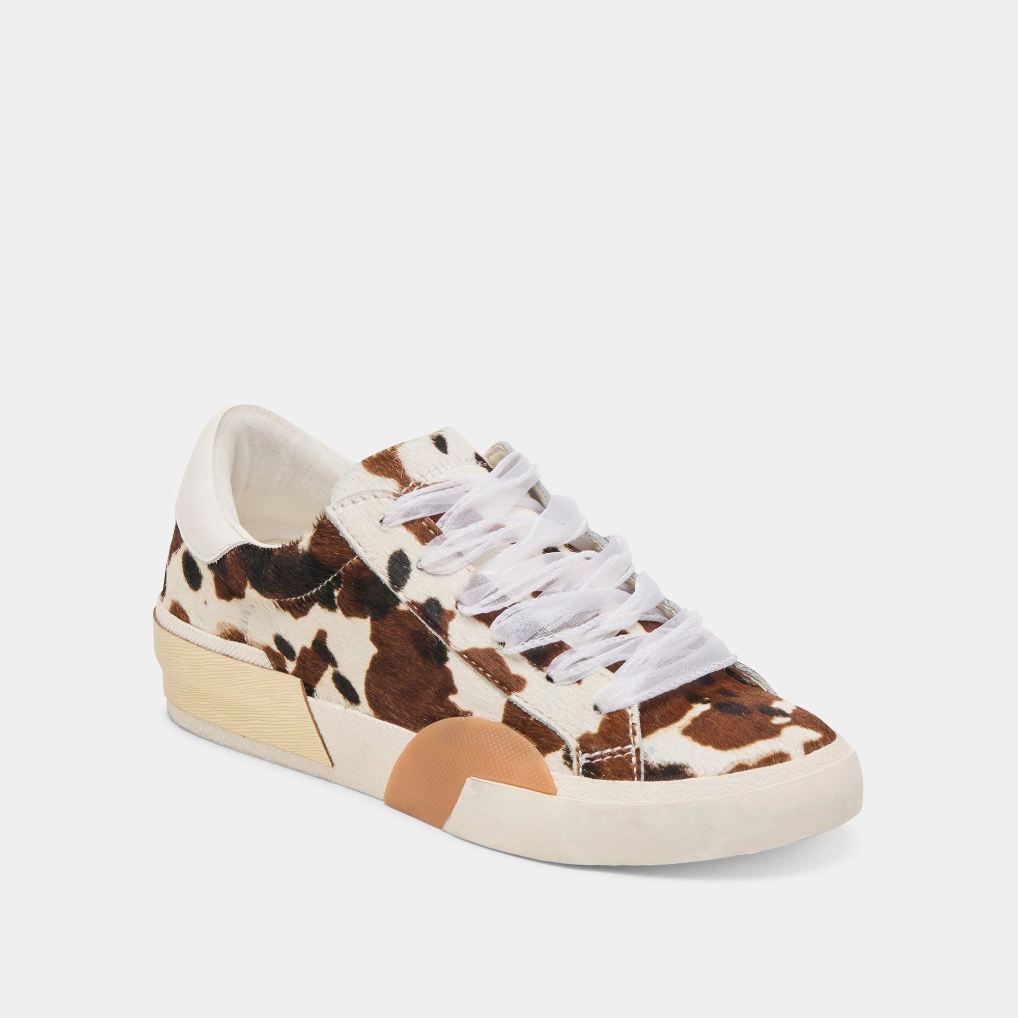 ankle - high ZINA SNEAKERS COCOA TAURUS CALF HAIR