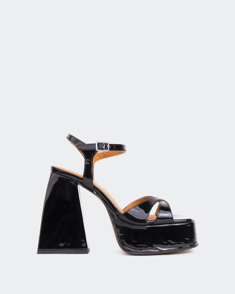 Endless Black Patent/Verni Noir Bare Feel