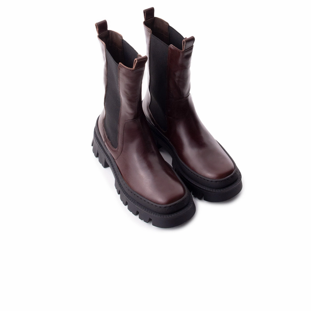Ravenna Dark Brown Leather Waterproof Cold Weather Commuter Thermal Core Windy Weather