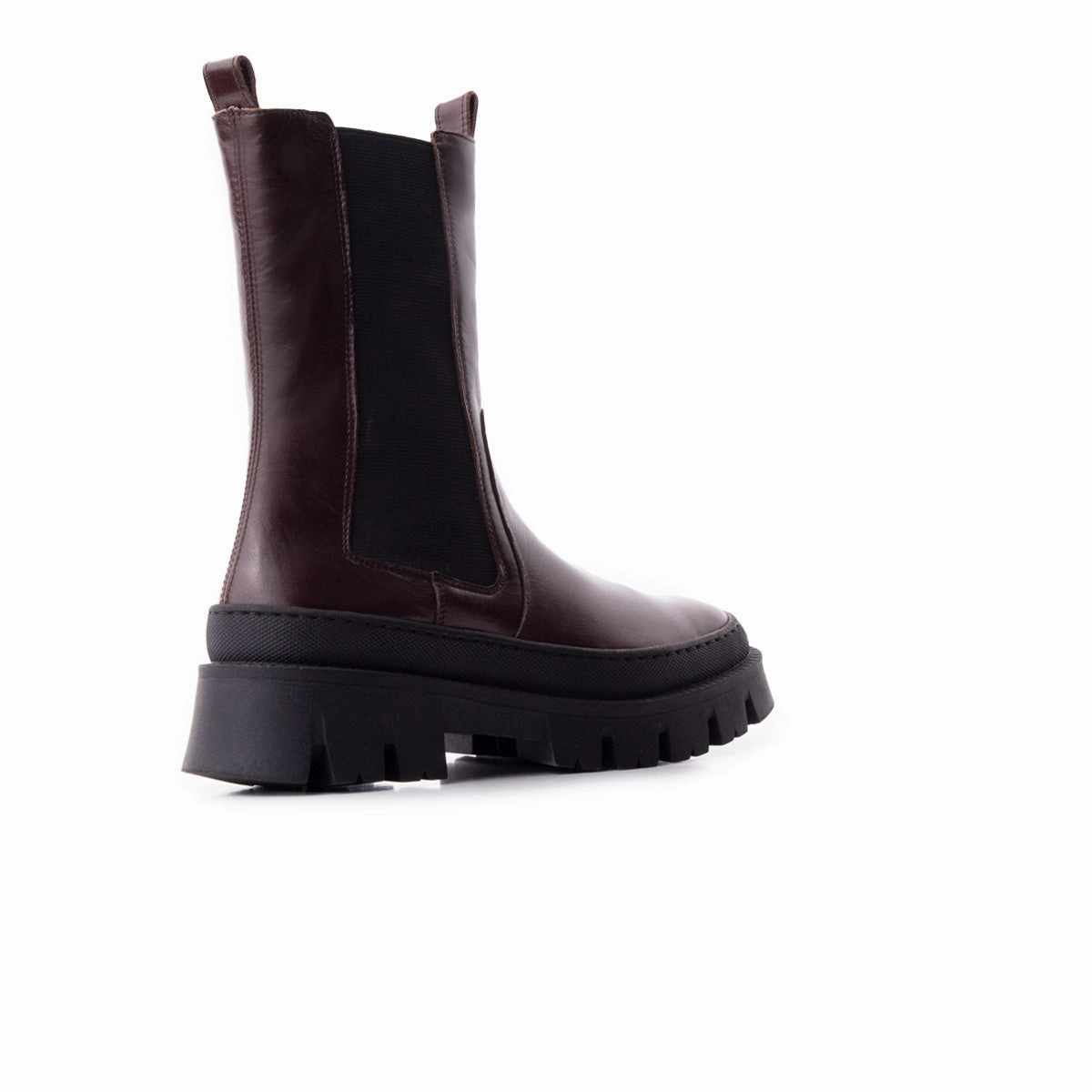 Ravenna Dark Brown Leather Polyester