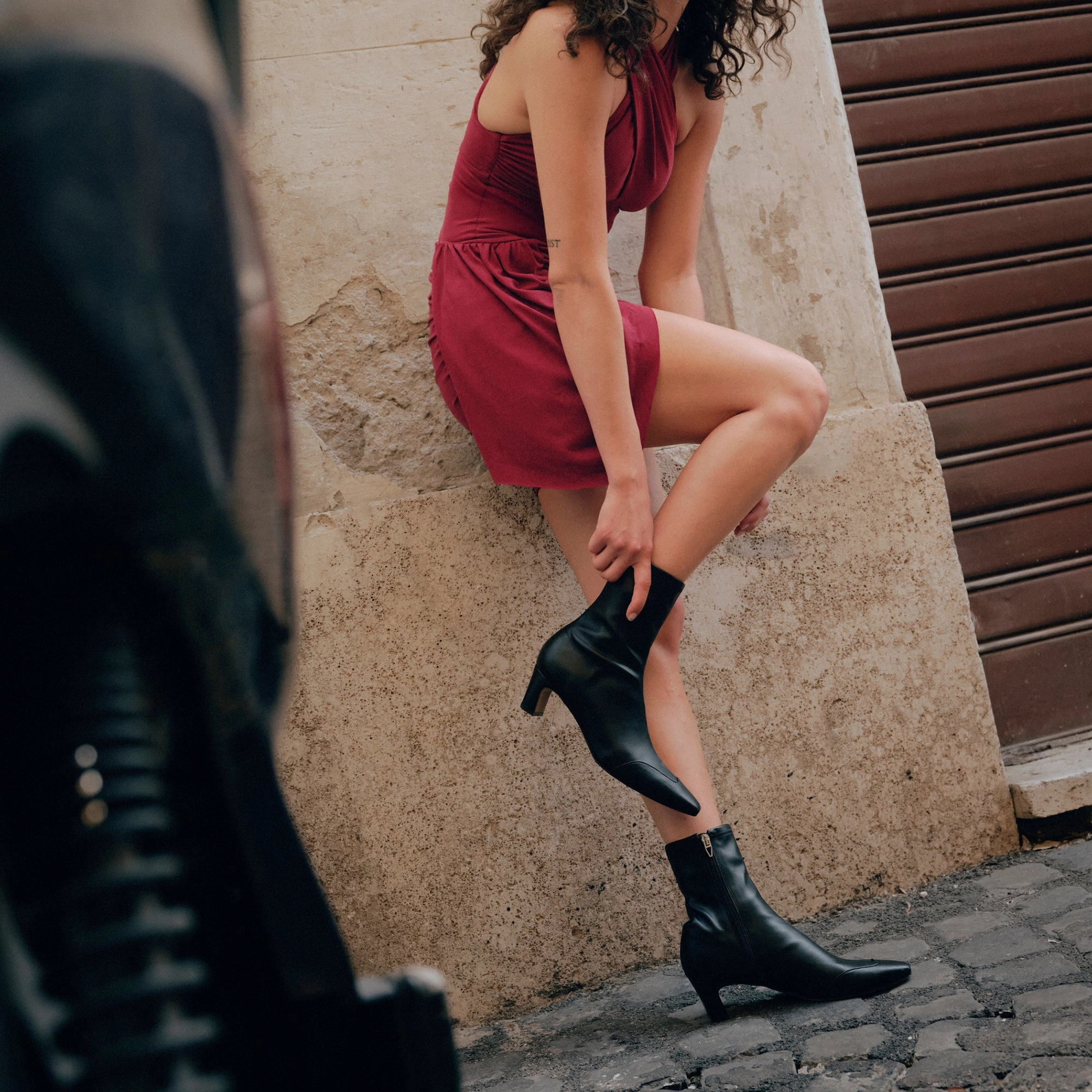 3D printed midsole ANIKA BOOTS BLACK STELLA