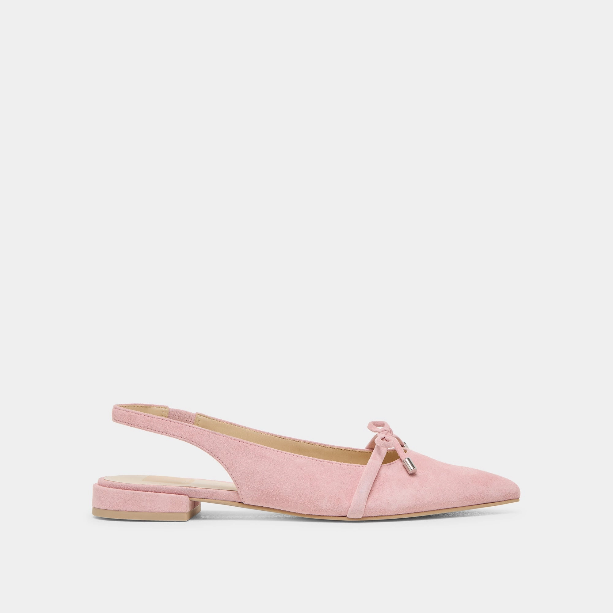 PAYGE FLATS PETAL PINK SUEDE Simple All Day Comfort