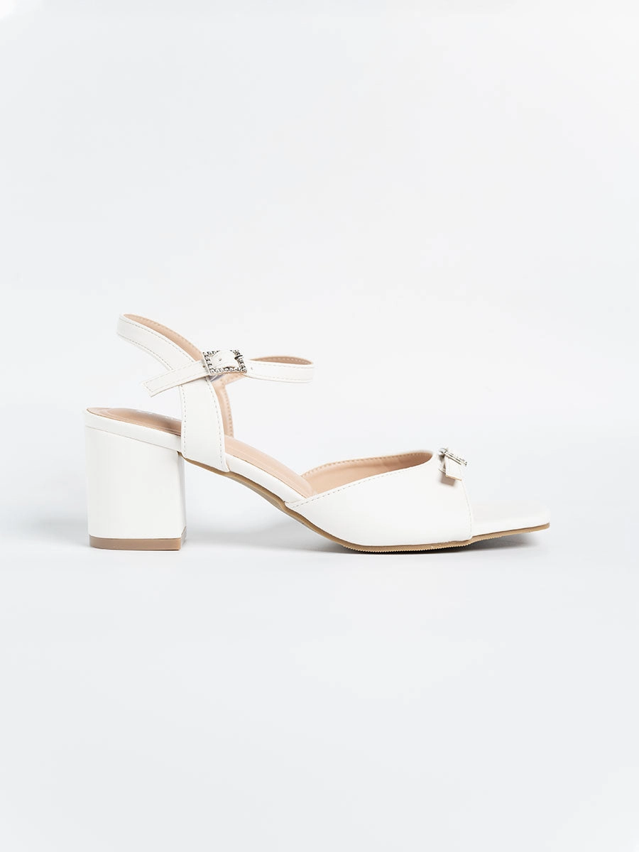 High Cut Phoebe Slingback Sandal Heels
