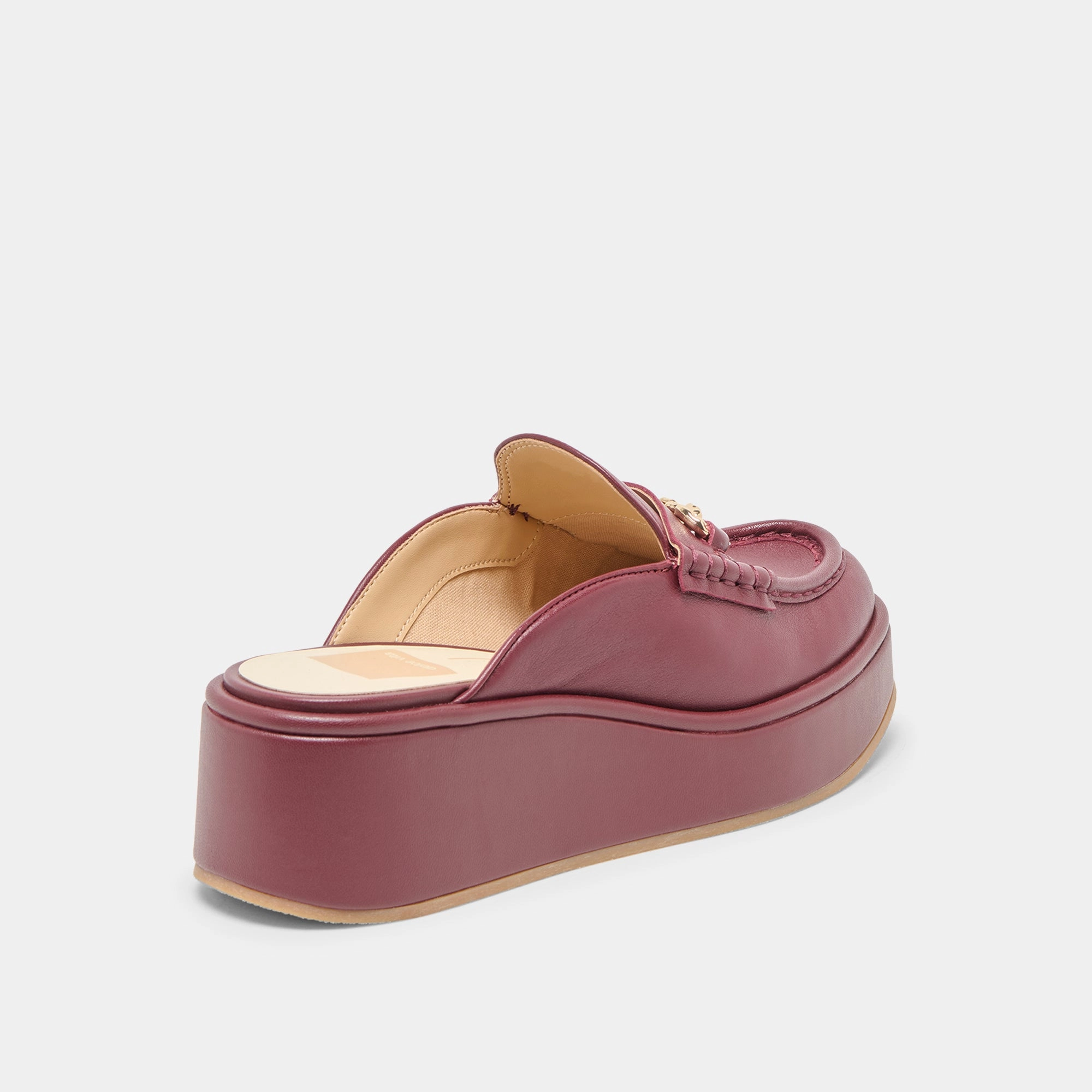 DORREL LOAFERS MAROON LEATHER Layered Chic rewarding