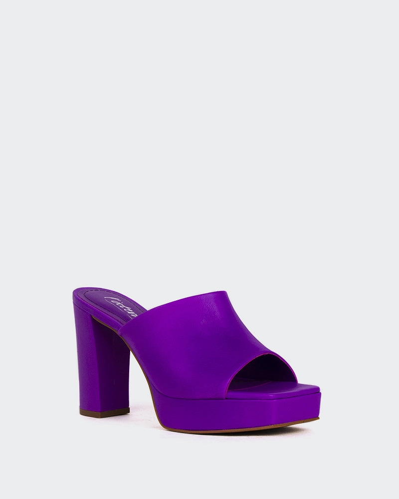 Republic, Purple Leather/Cuir Violet Contoured Foot Shape