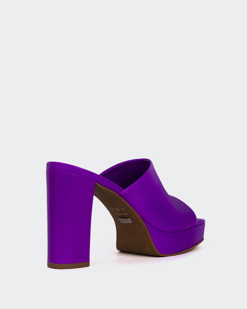 Republic, Purple Leather/Cuir Violet Preppy Pop
