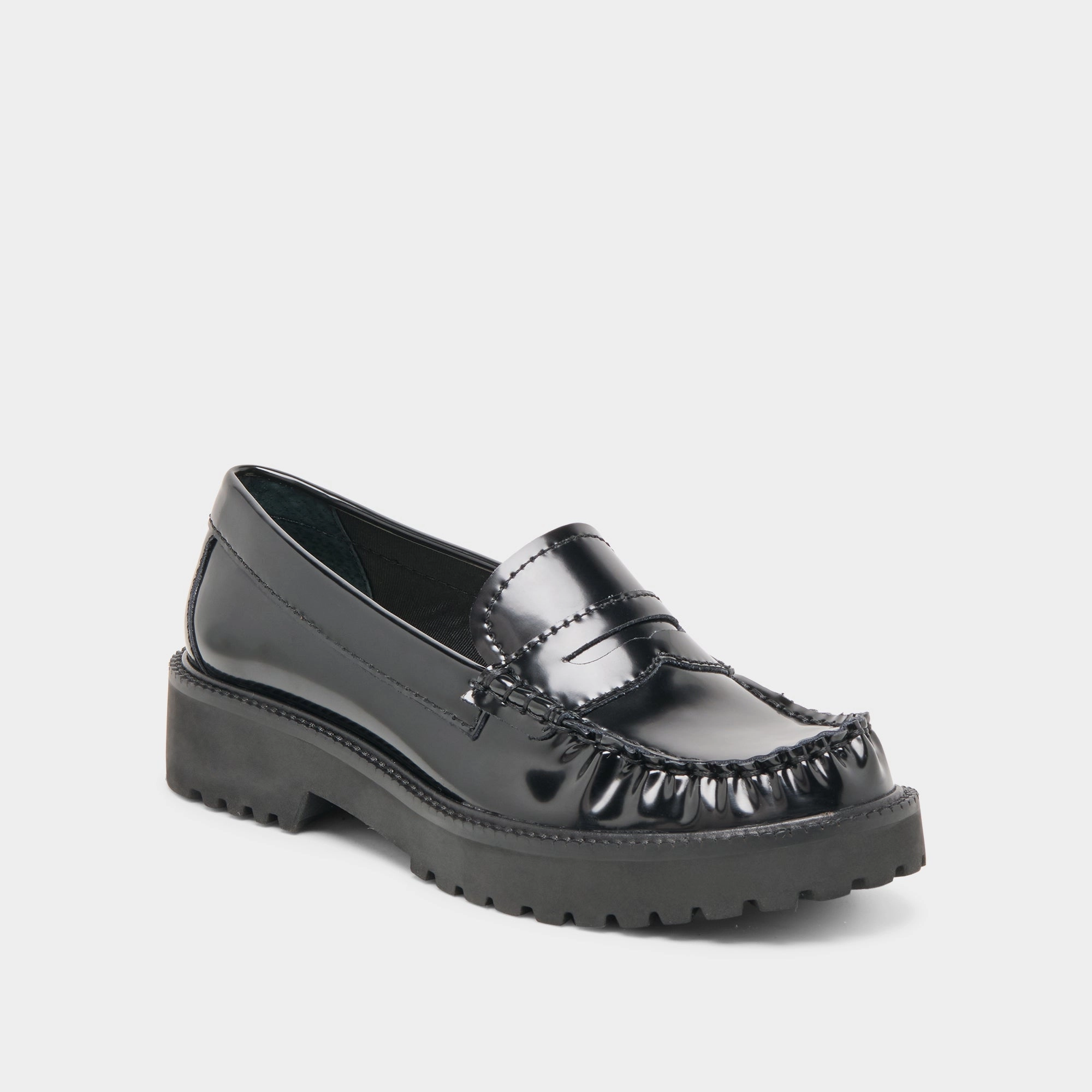 Iconic silhouette MEREK LOAFERS MIDNIGHT BOXLEATHER