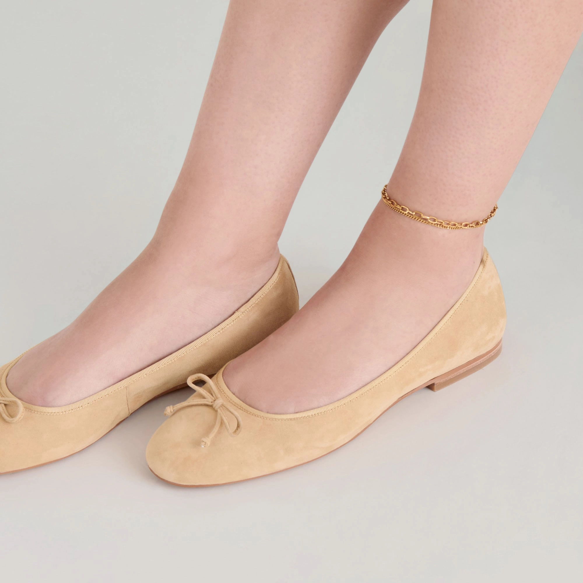 speed - promotion - level RITLA BALLET FLATS HONEY SUEDE