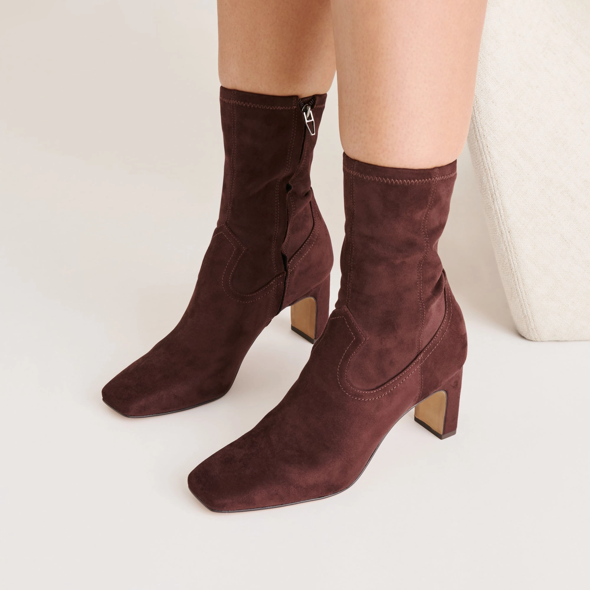 ROAN BOOTS MAHOGANY STELLA SUEDE adults' choices Abrasion Resistant Toe Cap