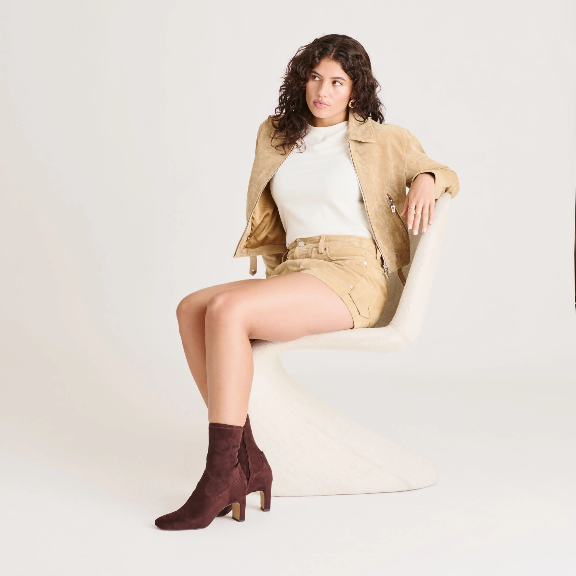 Air Cushioned Heel daily commuters ROAN BOOTS MAHOGANY STELLA SUEDE