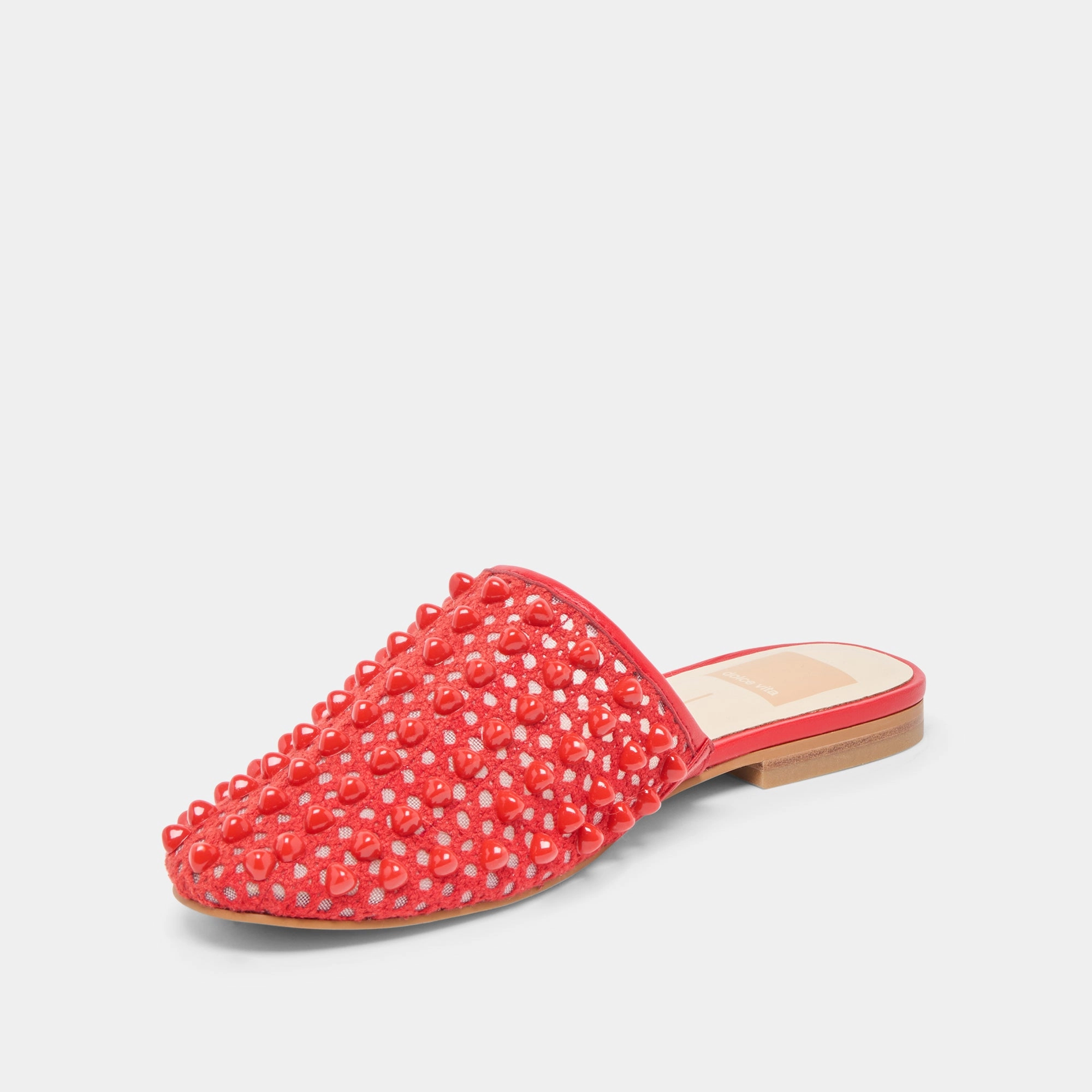 ROVA BEAD FLATS CHILI BEADED MESH Tensile Weave Upper