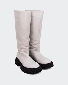 Rector Off White Leather Fashion Comfort