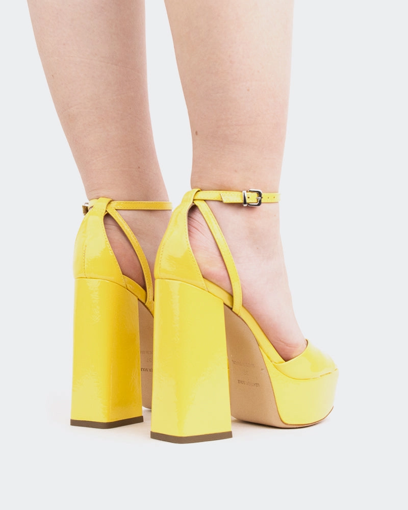 Borago, Yellow Naplack/Naplack Jaune Light Slip-on Shoes