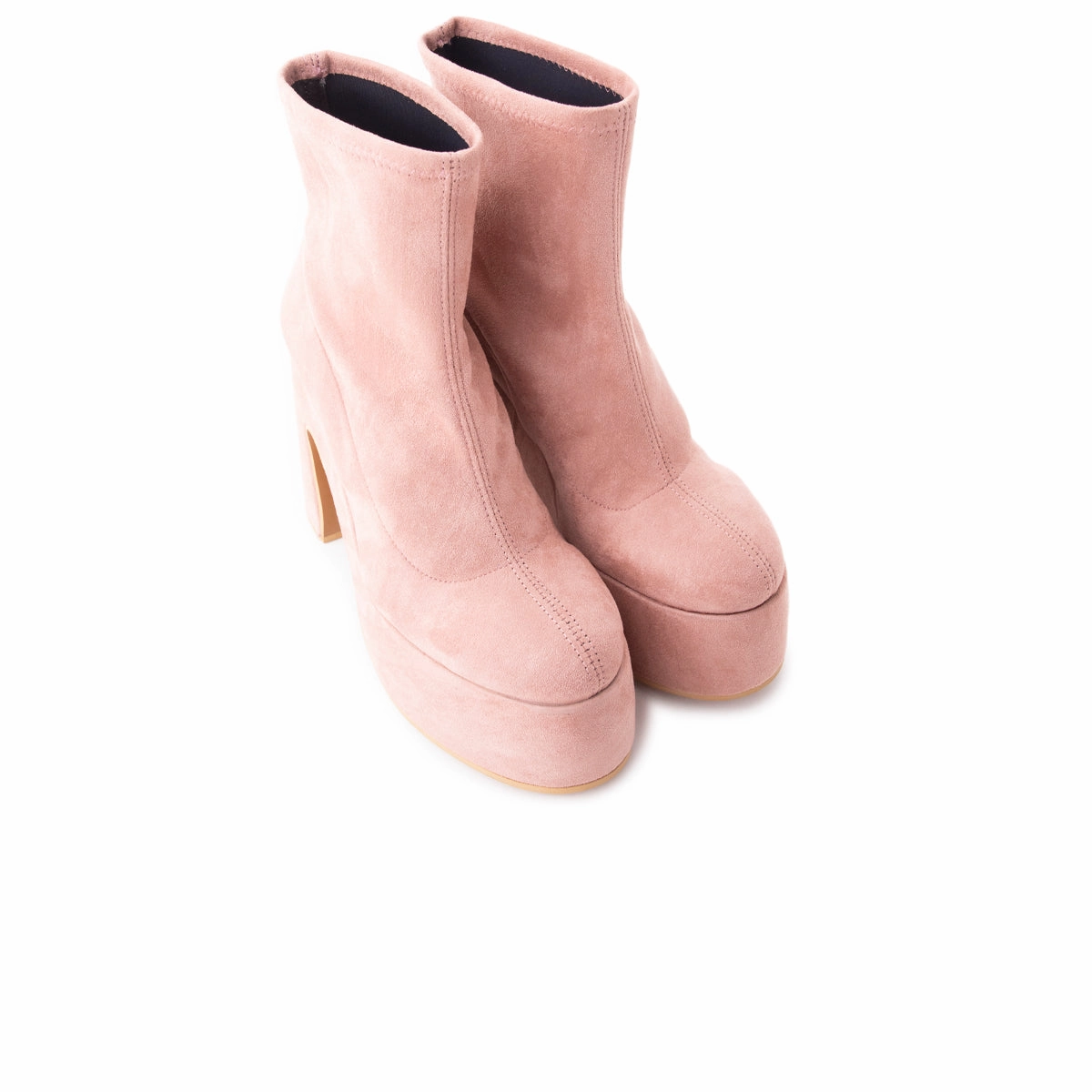 Flash Pink Suede Stretch Eco Material Rainy Days