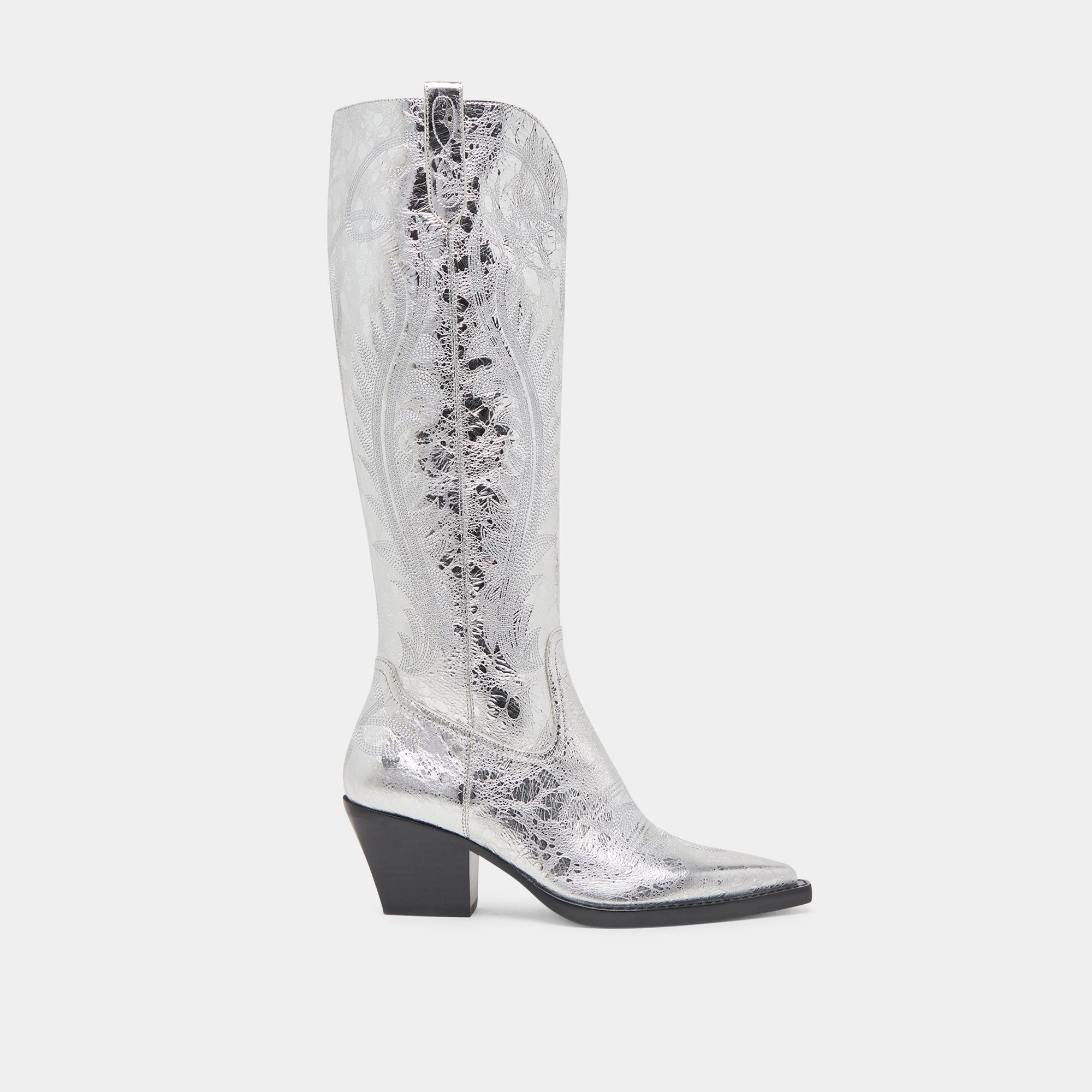 RYATT BOOTS SILVER DISTRESSED LEATHER Perfect Fit