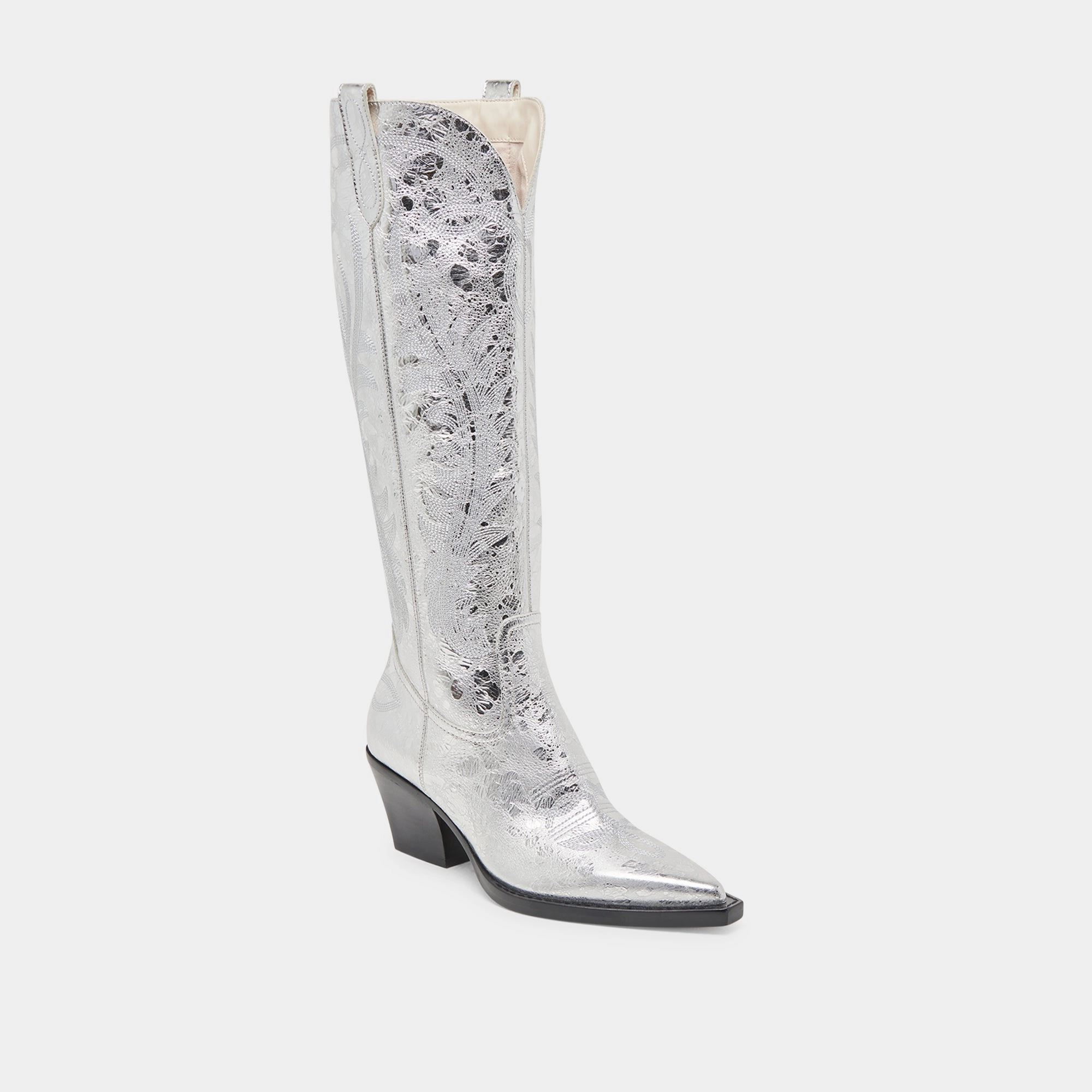 Ventilated Airflow System Maximum Support RYATT BOOTS SILVER DISTRESSED LEATHER