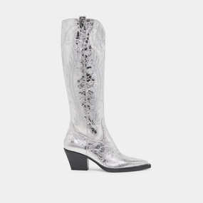 RYATT BOOTS SILVER DISTRESSED LEATHER Perfect Fit