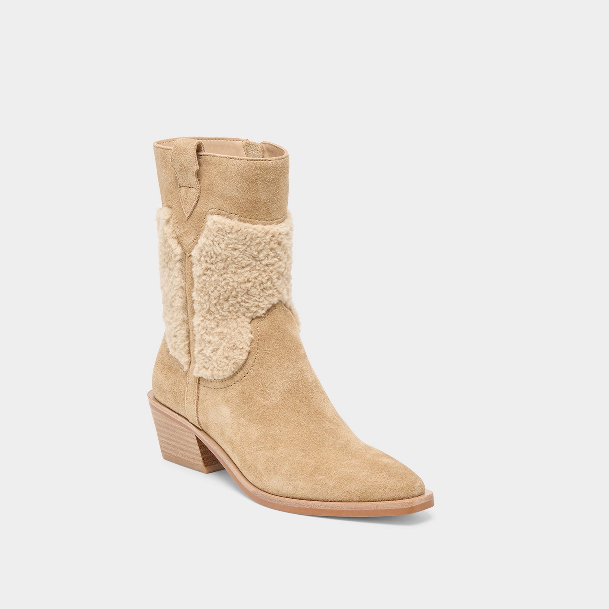 SALIL PLUSH BOOTS DK TAUPE SUEDE Modern Cushioning