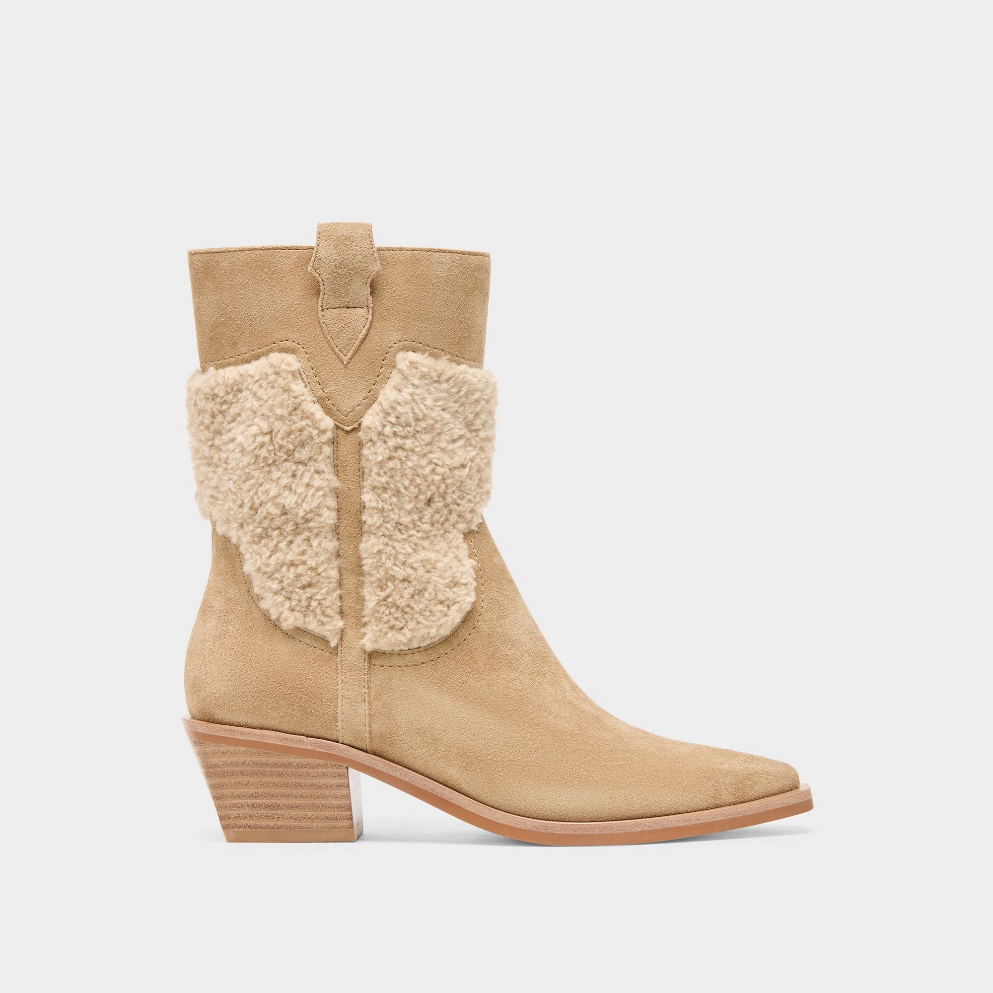 Contoured Footbed SALIL PLUSH BOOTS DK TAUPE SUEDE