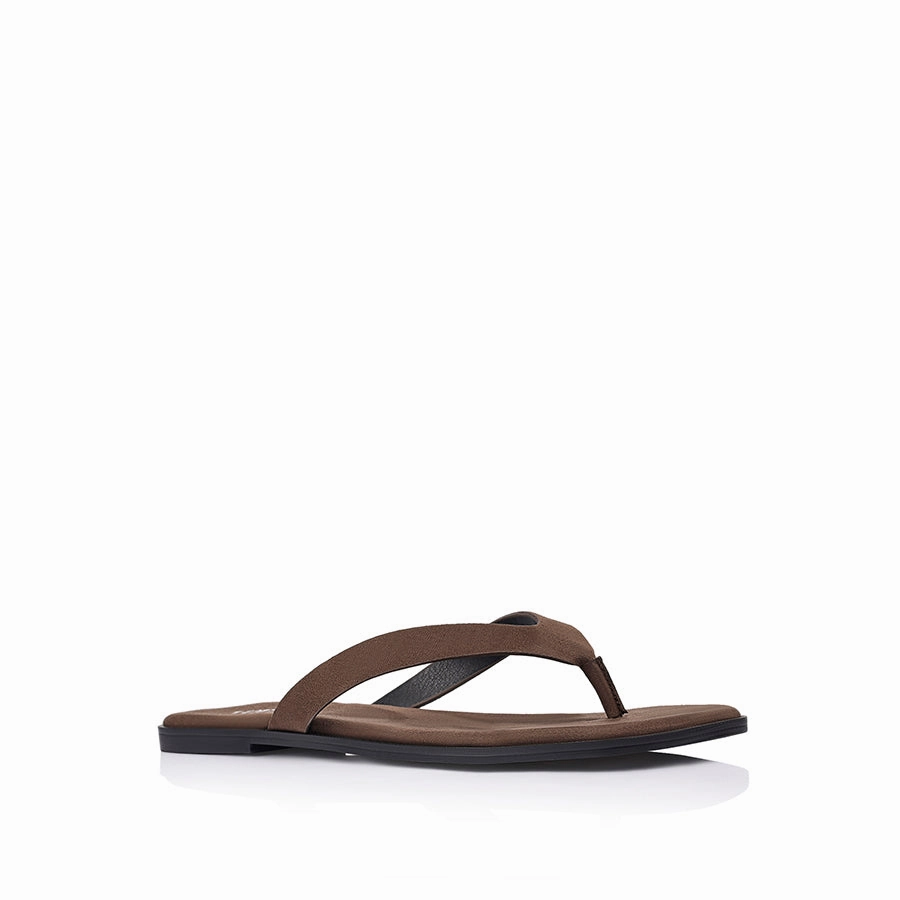 Sascha Casual Thongs - Chocolate Brown Micro Temperature Regulation Tech