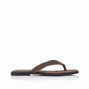 Sascha Casual Thongs - Chocolate Brown Micro Iconic wear tennis players - specific features