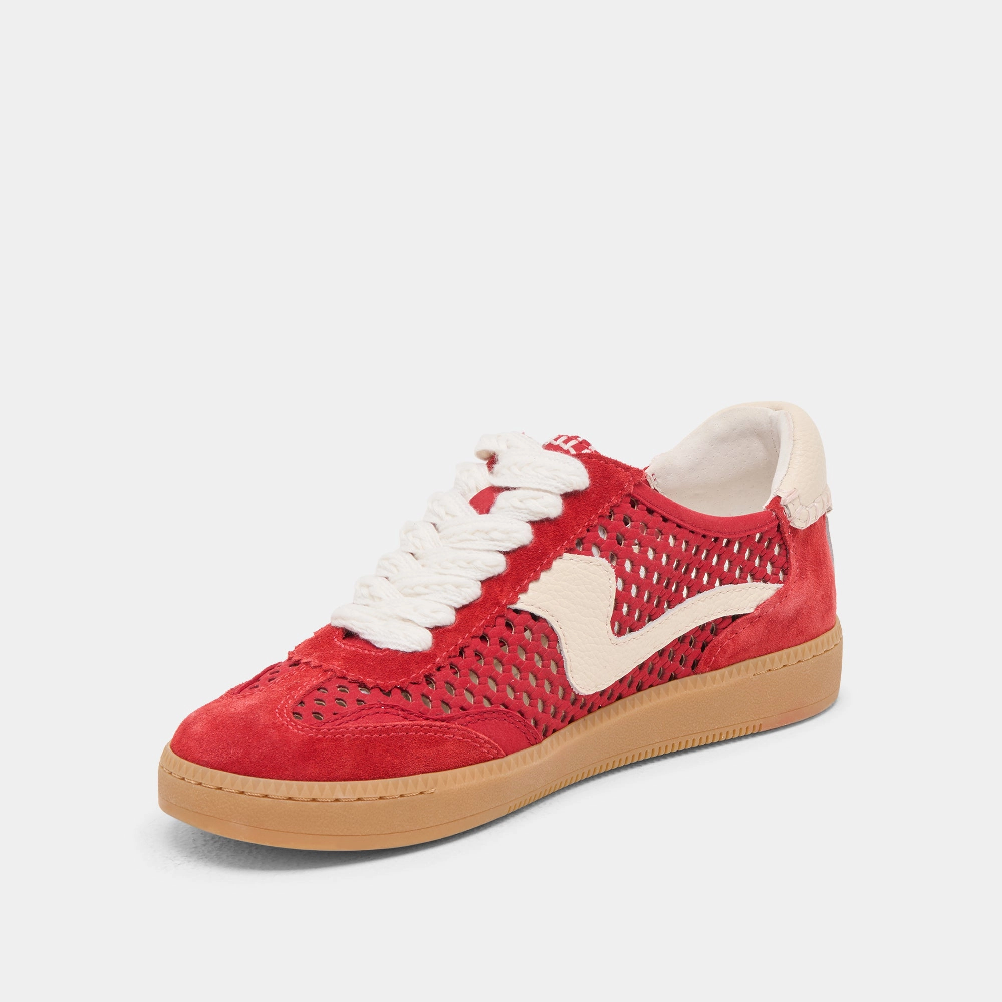 NOTICE SNEAKERS CHERRY PERFORATED NUBUCK Sturdy Outsole Design