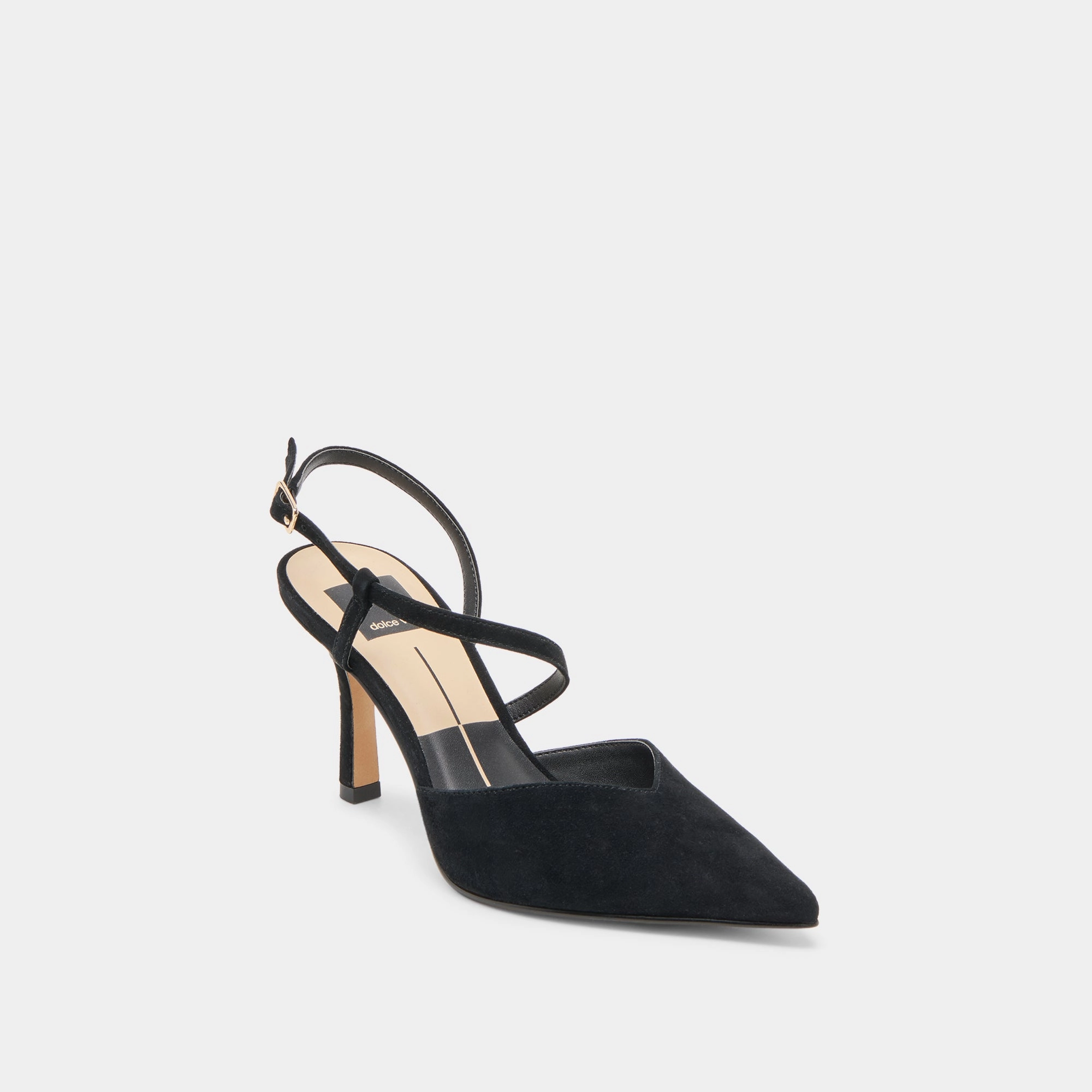 Impact Resistant KAMRA HEELS ONYX SUEDE