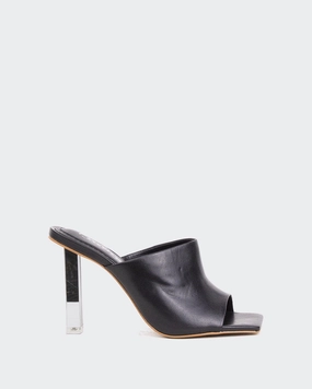 Sustainable Soles Built-In Support Swag Black Leather