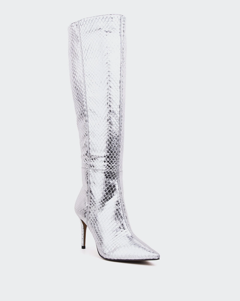 Arch support Mud Resistant All Day Wear Bushra Silver Snake