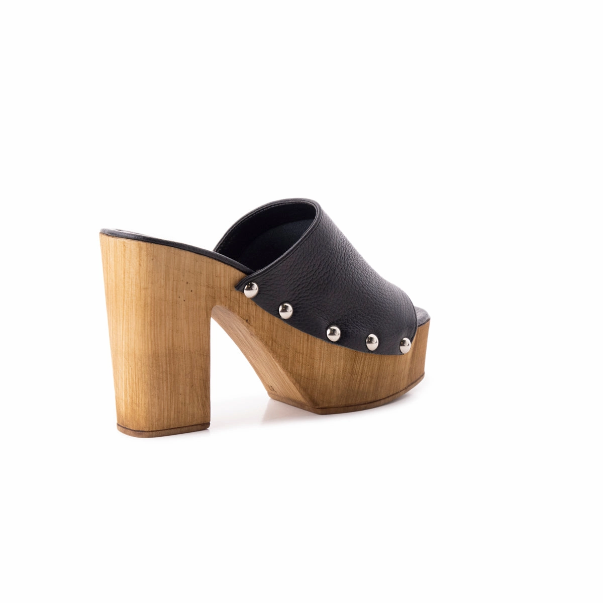 Selma Black Leather Skiing Slim wear