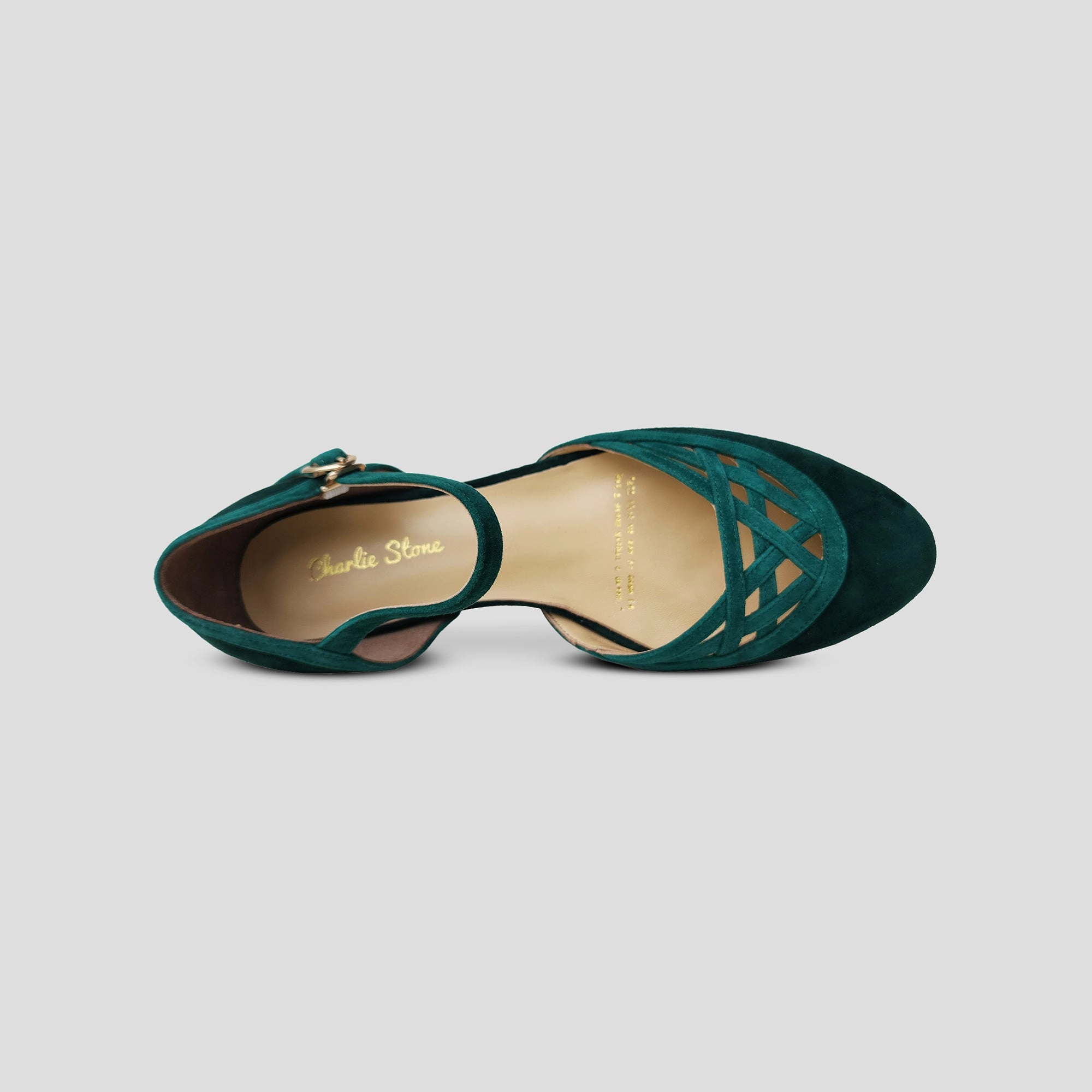 Serpente (Emerald) dancing shoes low - top